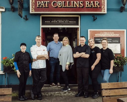 Our Team at Pat Collins Bar in Adare, Limerick.